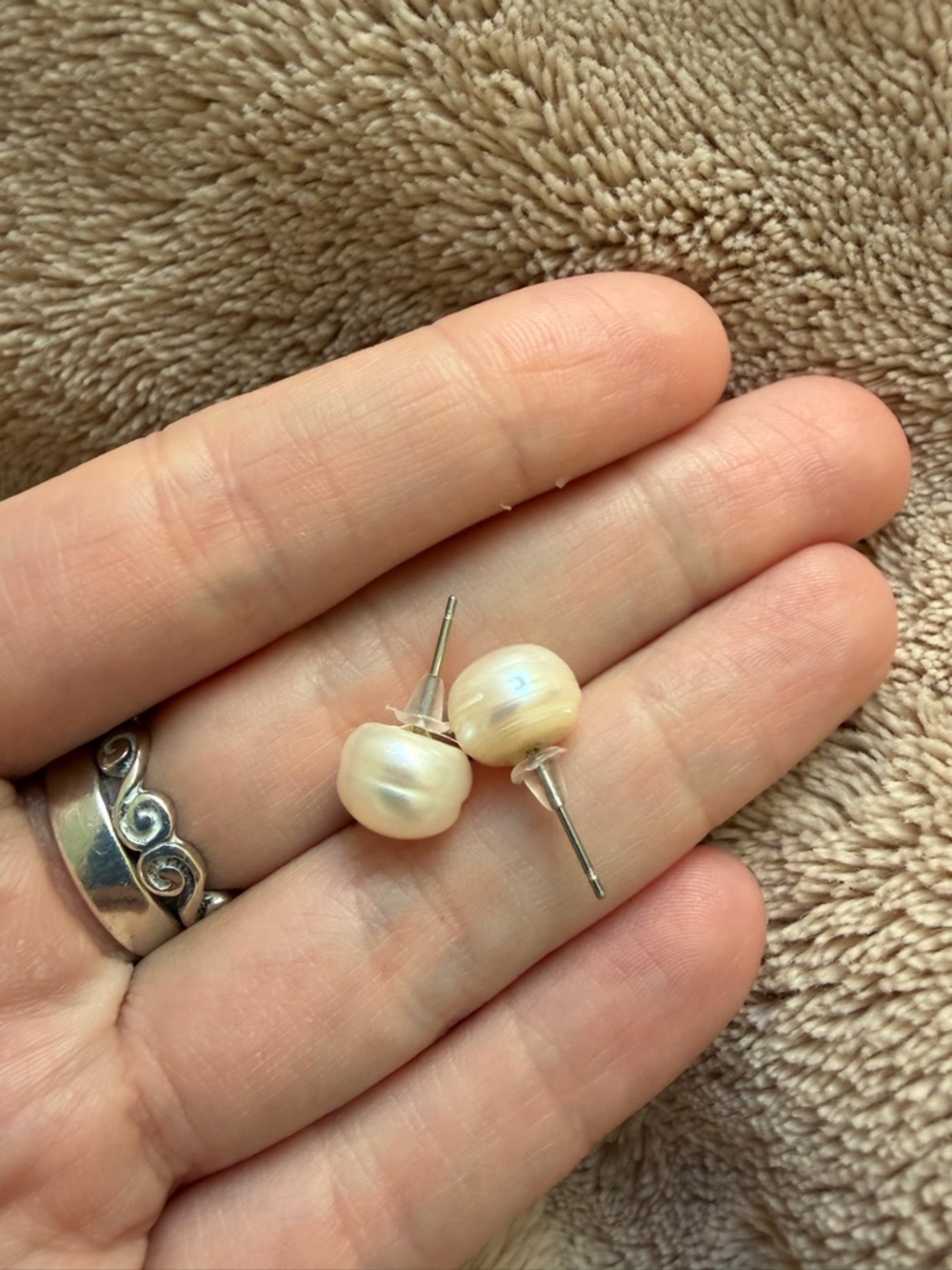 Pearl Earrings (read description!) - Picture 5 of 6